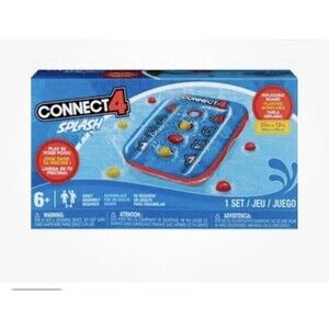 NEW Hasbro Connect 4 Splash Game Pool Party Beach Lake Camping Resort Family Fun